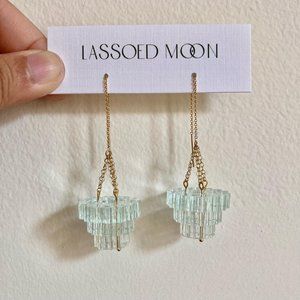 Lassoed Moon Ballroom Beauty Chandelier Earrings